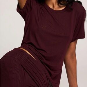 Whipped Boyfriend Tee in Garnet
Regular price$110
Garnet